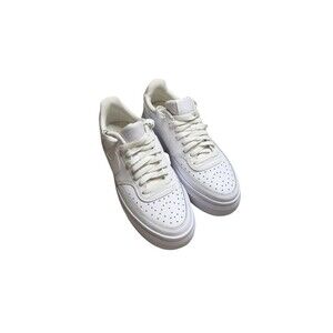 Women's Nike Court Vision Alta Leather Platform White Dm0113-100 Size 9